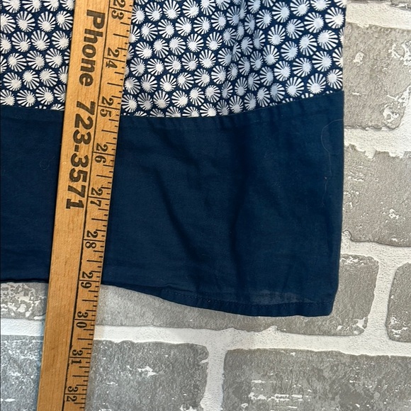 Patagonia Vintage Tunic Sleeveless Blue and White Women’s Size Large Top - Picture 6 of 8